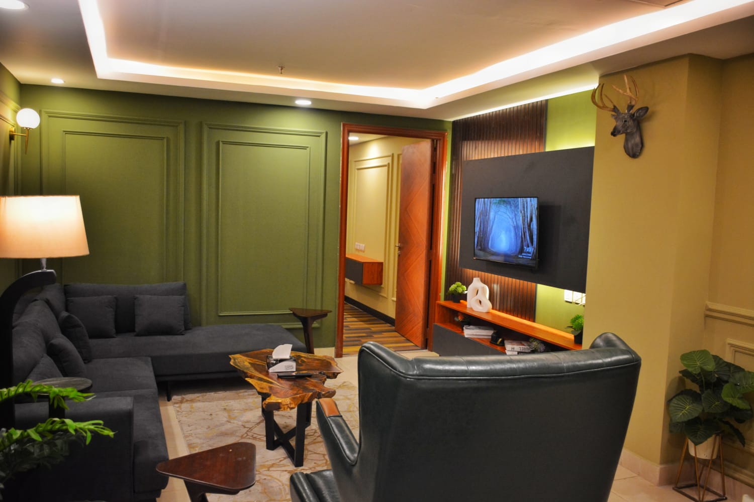 Living room of One bed