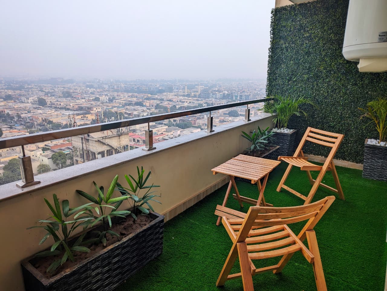 Outside balcony view