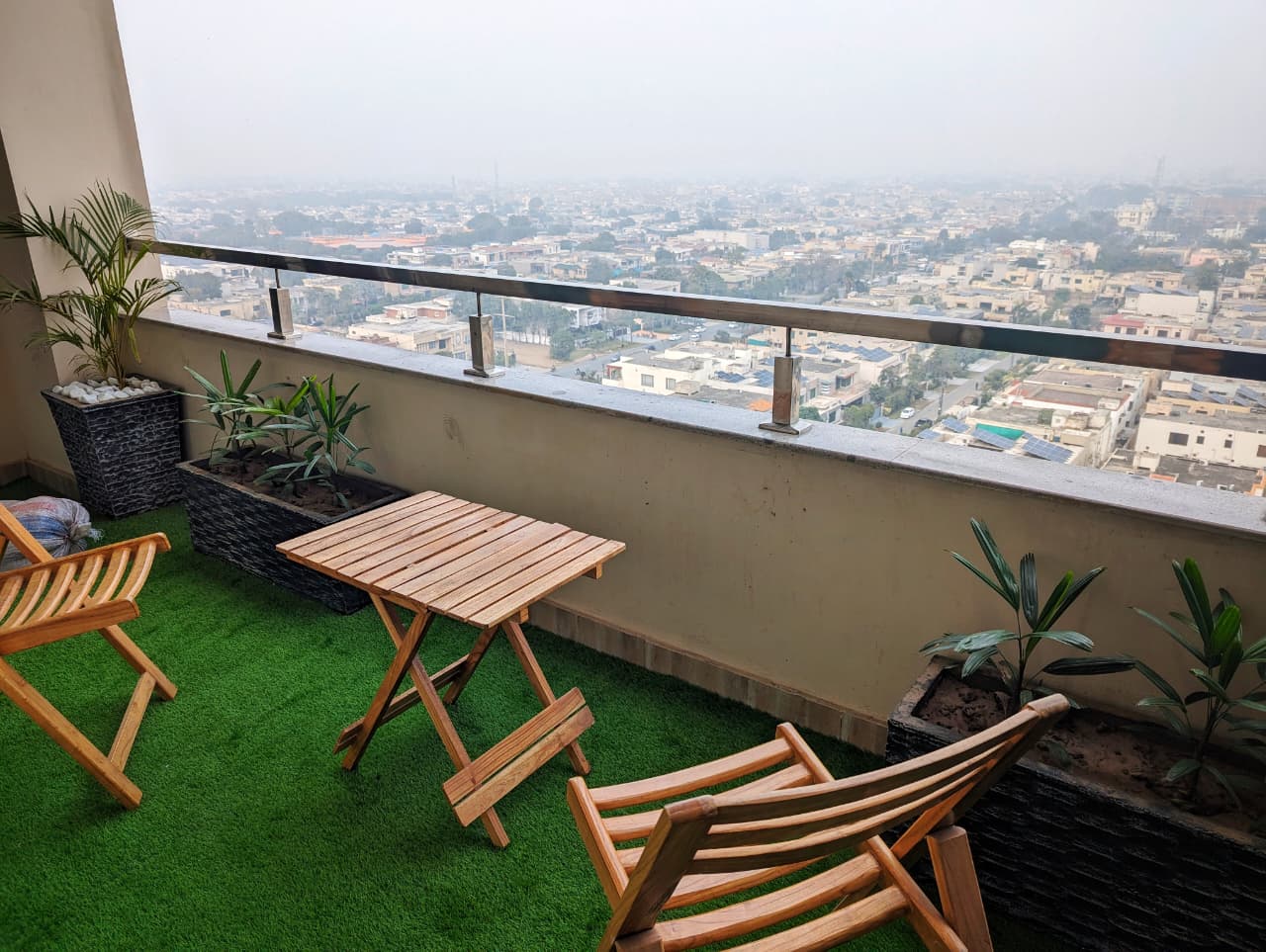 Sitting area in balcony
